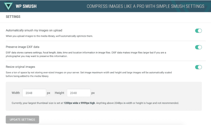 smush plugin