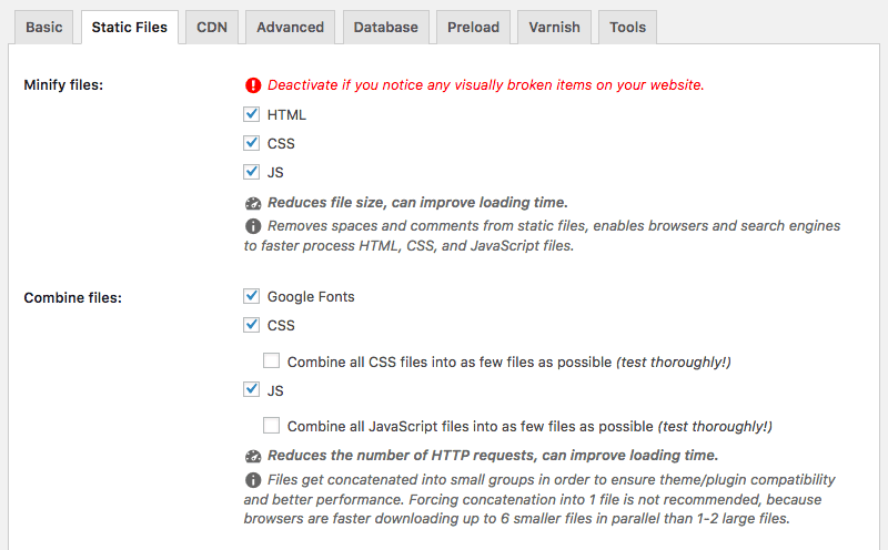 wp rocket plugin